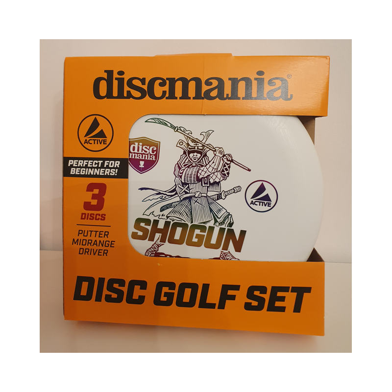 Discmania Discgolf-Starterset für Anfänger und Kinder geeignet.